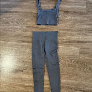 SET Active Charcoal Sports Bra and Leggings